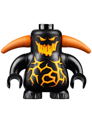 LEGO Minifigure-Scurrier - Black-Nexo Knights-NEX048-Creative Brick Builders